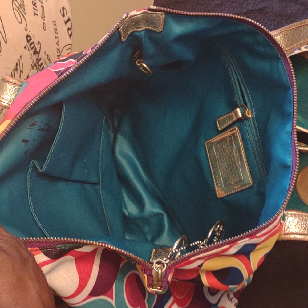 Coach Poppy Bag/ Coach Jessi Clogs Bundle - Picture 10 of 13